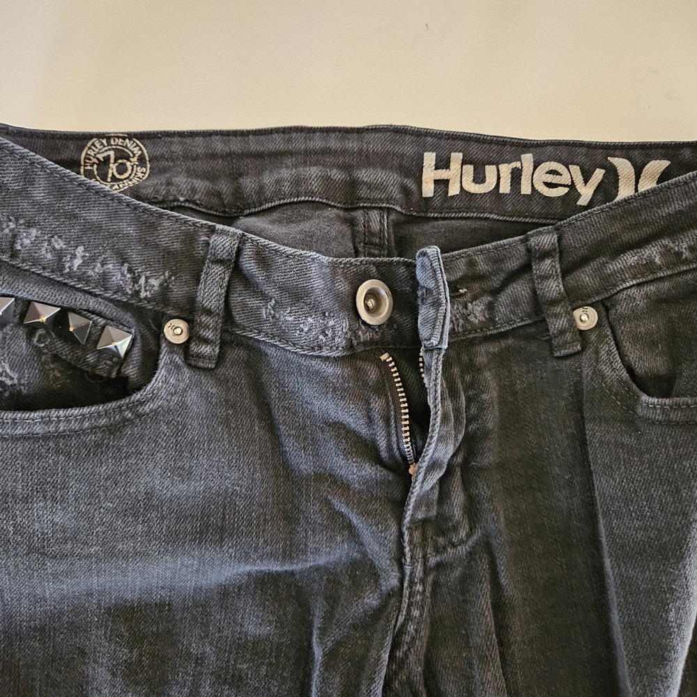 Hurley Women's Boot Cut Jeans - Dark Gray